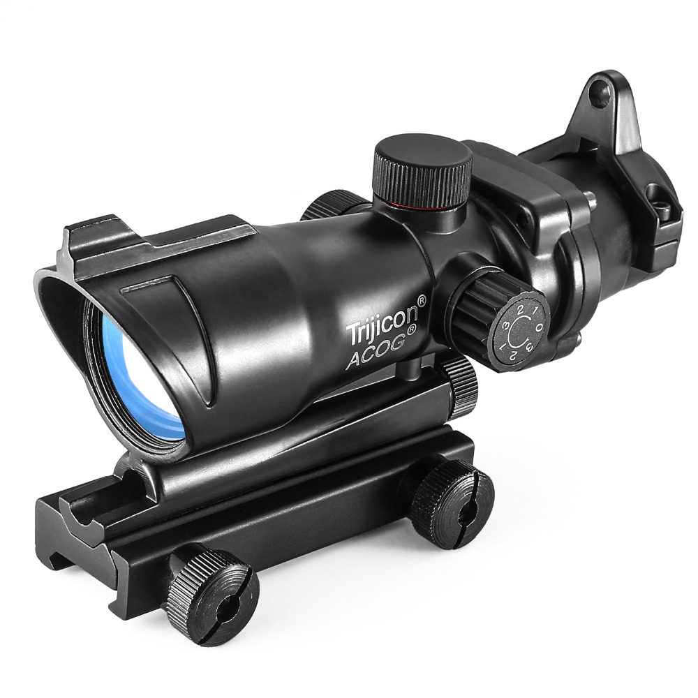 

Tactical Trijicon ACOG Style 1x32 Red Cross Reticle Sight Scope