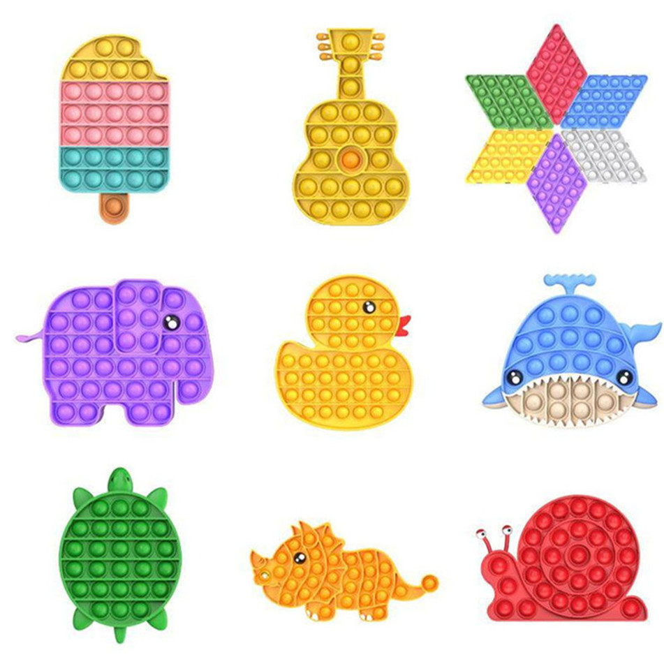 

Fidget Toy Sensory Push Bubble Fidget Sensory Toy Decompression Toy Autism Special Needs Anxiety Stress Reliever for Kids