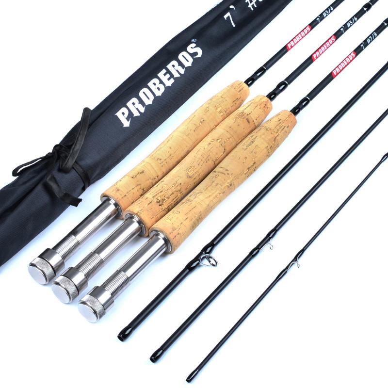 

Boat Fishing Rods DENPAL 7ft Carbon Fiber Lure Hard Rod 2.1M 4-Section Pole Line Wt 3/4 5/6 7/8 Cork Handle Tackle
