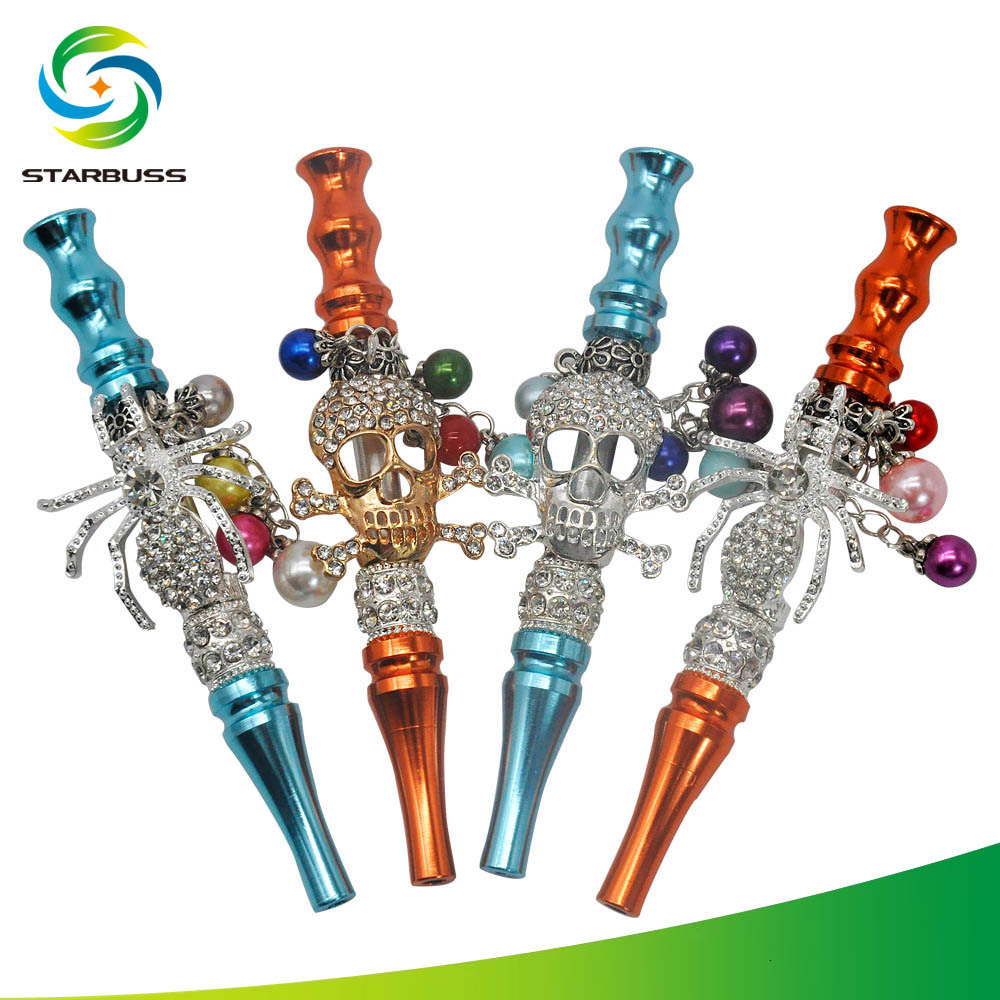 

Hookah Aluminum Alloy Nozzle with Drill Multicolor Animal Pendant Accessories