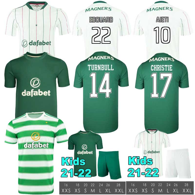 

21 22 Celtic FC Soccer Jerseys MCGREGOR GRIFFITHS top Football Shirts 2021 2022 Klimala FORREST BROWN CHRISTIE EDOUARD BAYO Home Men kids kits uniforms, 2122