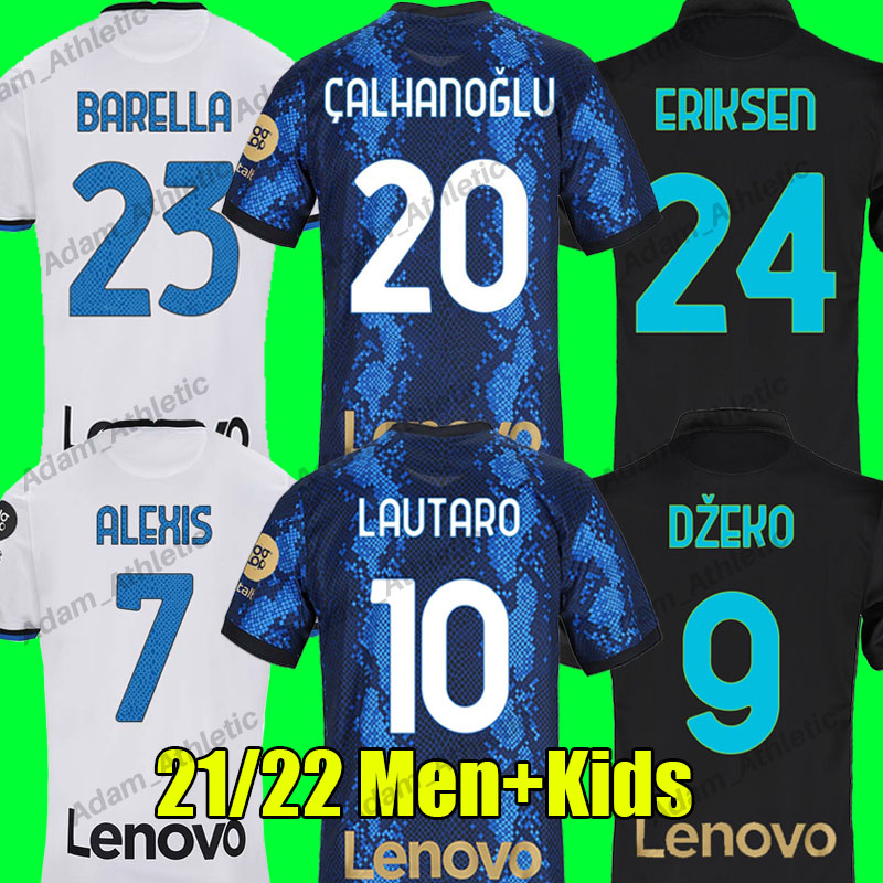 

Nerazzurri LAUTARO soccer jerseys player version 2021/22 ERIKSEN CALHANOGLU J.CORREA DZEKO football shirts VIDAL ALEXIS SKRINIAR BASTONI BAR, Black;yellow
