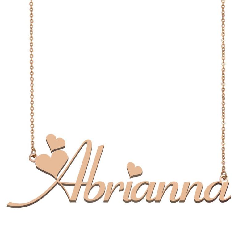 

Pendant Necklaces Abrianna Name Necklace, Custom Necklace For Women Girls Friends Birthday Wedding Christmas Mother Days Gift