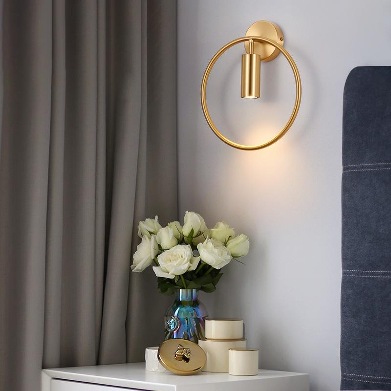 

nordic led glass ball abajur wall light aplique luz pared luminaria de parede bedroom