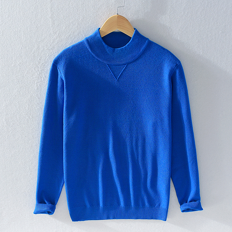 

2021 New Nova Chegada De Manga Longa Itlia Marca Masculina Casual Suteres Para Na Moda Confortvel Camisola Dos Homens Albm, Blue