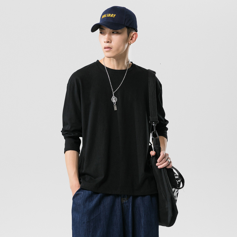 

2021 Stranger Things Autumn New Mens Long Sleeve t Shirt Men Women Solid Color T-shirt Cotton Oversized Black Tshirt Tops  2wmu, Light brown