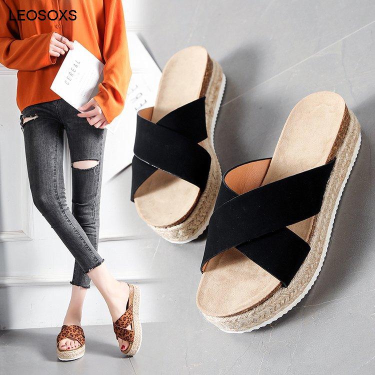 

Slippers Summer Shoes For Women 2021 Large Size Casual Flat Heel Fashion Artificial Pu Daily Household Women's, Gold