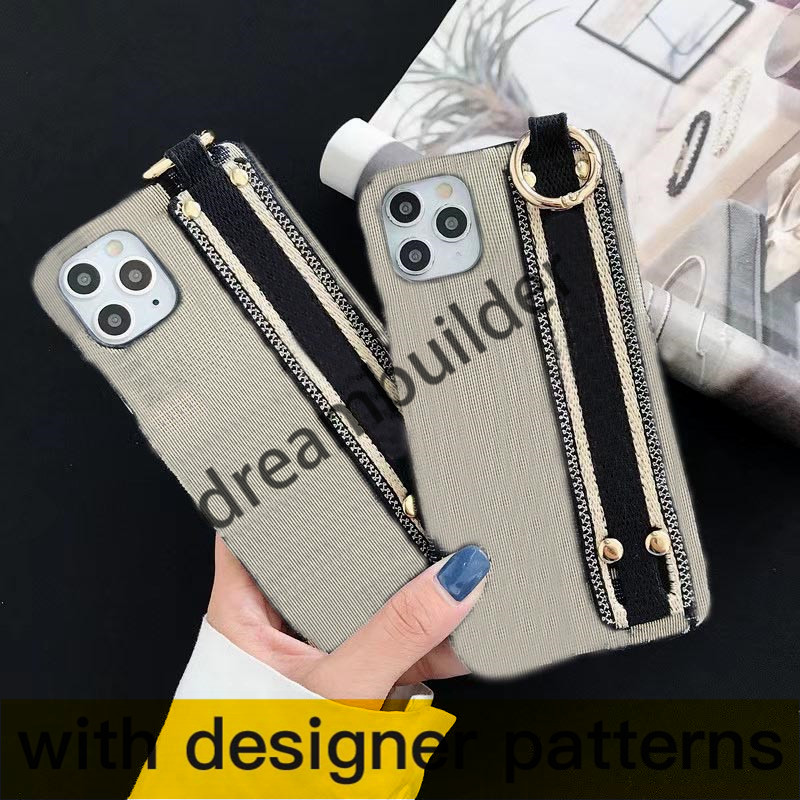 

D 2021 New luxury fashion cases iphone 13 pro max 12 12pro 12promax 11 11pro 11promax X XR XS XSMAX Fabric phone shell, Black