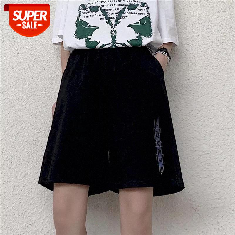 

wide leg pants women summer black high waisted trousers straight casual streetwear pant solid knee length plus size clothing #F401, Black;white