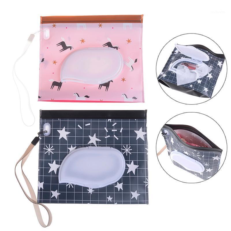 

Fashion Clutch and Clean Wipes Carrying Case Bag Clamshell Cosmetic Pouch with Easy-Carry Snap-Strap Eco-friendly Wet Wipes1