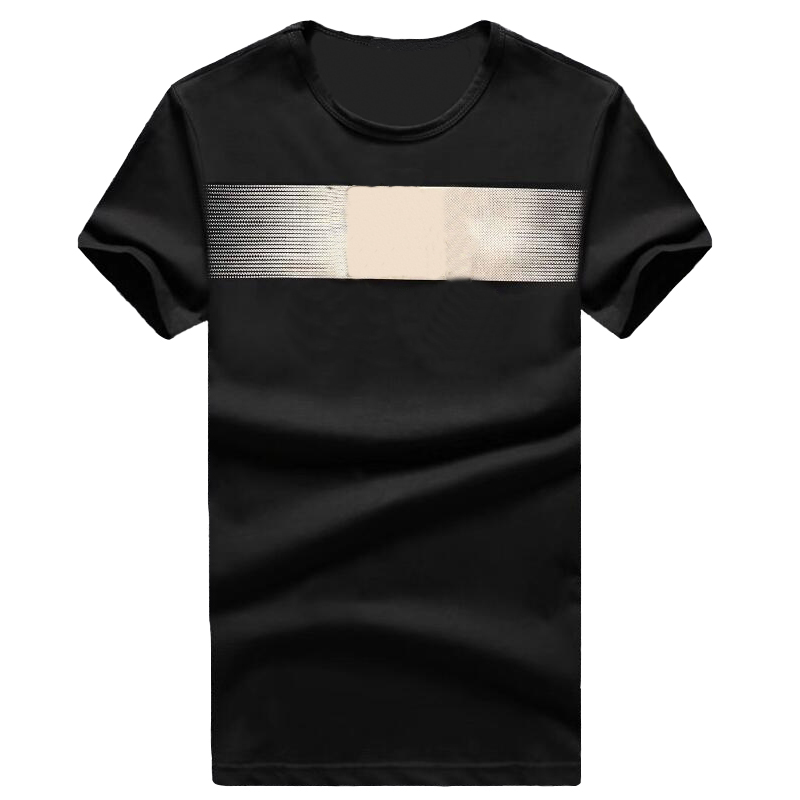 

2021 Brand Design Summer Street Wear Europe Fashion Men High Quality Cotton Tshirt Casual Short Sleeve Tee T-shirt #61, White;black