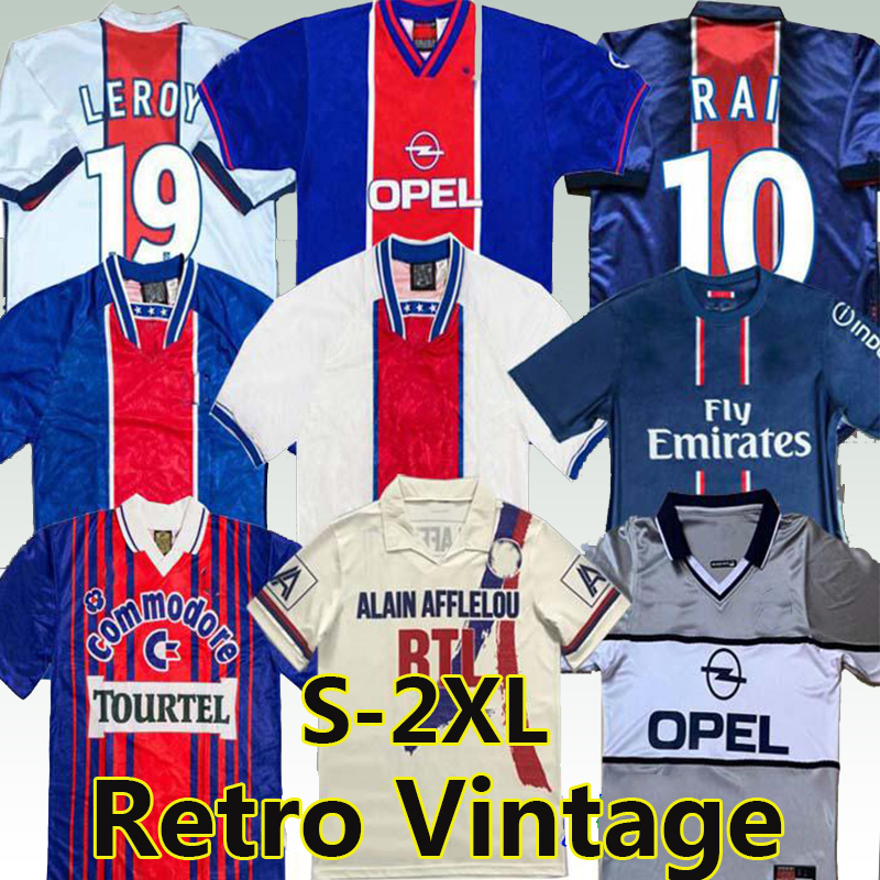 

OKOCHA LEROY ADAILTON Beckham RAI soccer jersey 1990 92 94 95 96 98 99 2000 01 Retro Classic Vintage Ibrahimovic LOKO WORNS SIMONE Football shirt uniforms, 20 21 third player