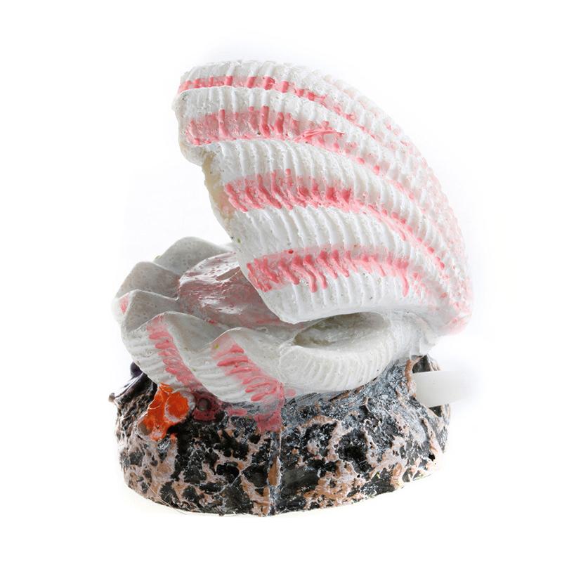 

Decorations Mini Cute Aquarium Decorative Air Stone And Pearl Shell For Fish Tank Bubbler Bubbling Ornament Non-toxic Decoration