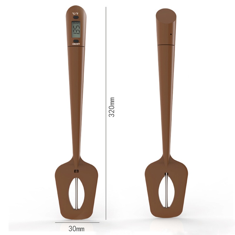 

silicone chocolate spatula electronic digital screen food thermometer kitchen barbecue milk coffee syrup