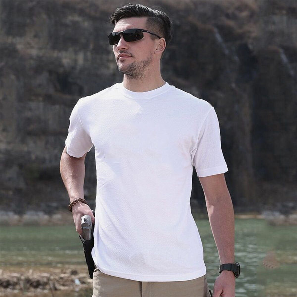 

Mens T shirt Letter Printing Fashion Casual Classic Ladies Round Neck Summer -Q098, White;black