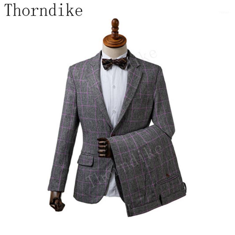 

Men's Suits & Blazers Latest Style Custome Made 8Style Thick Wear Lattice Mens Suit Wedding Bridegroom Formal High Quality 2 Pieces(Jacket+P, Same as picture