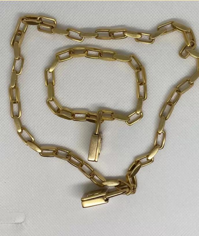 

20 style optional earrings brass lock necklace female small exaggerated hip hop punk style necklace temperament female chain small lock bracelet