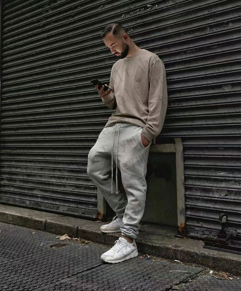 

Mens Pants Fashion Embroidery Reflective Design Men Casual SportsPants, Black
