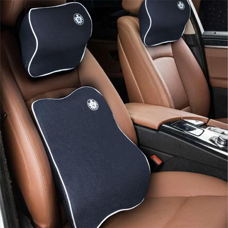 

Seat Cushions Car Kissing Length Tail For Chair Support Neck Memory Foam Back Pain