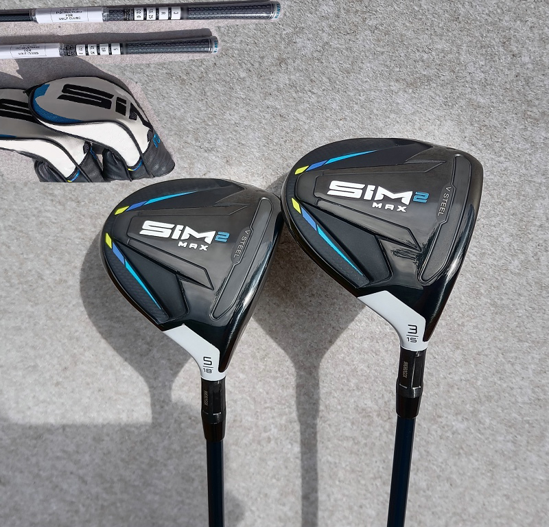 

FedEx/UPS Top Quality Golf Clubs SIM2-MAX #3 #5 Fairway Woods Real Photos Contact Seller