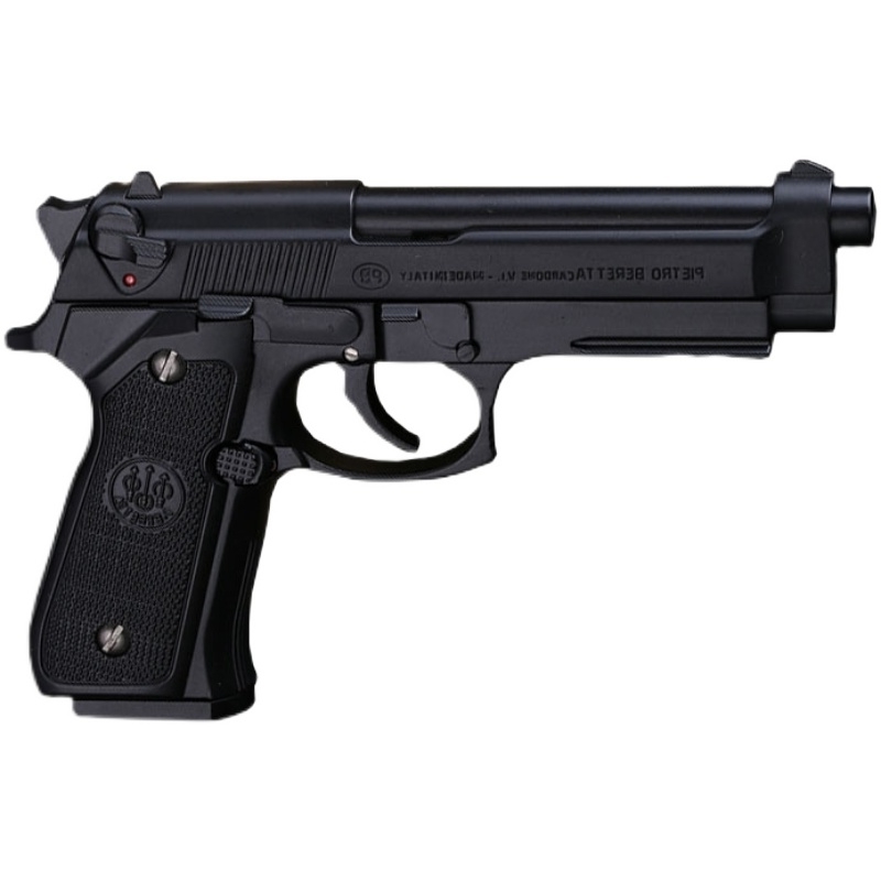 4558Alloy military large black m92a1 hand grab model 1:2.05 simulation metal gun male toy can not be fired-image-747762903