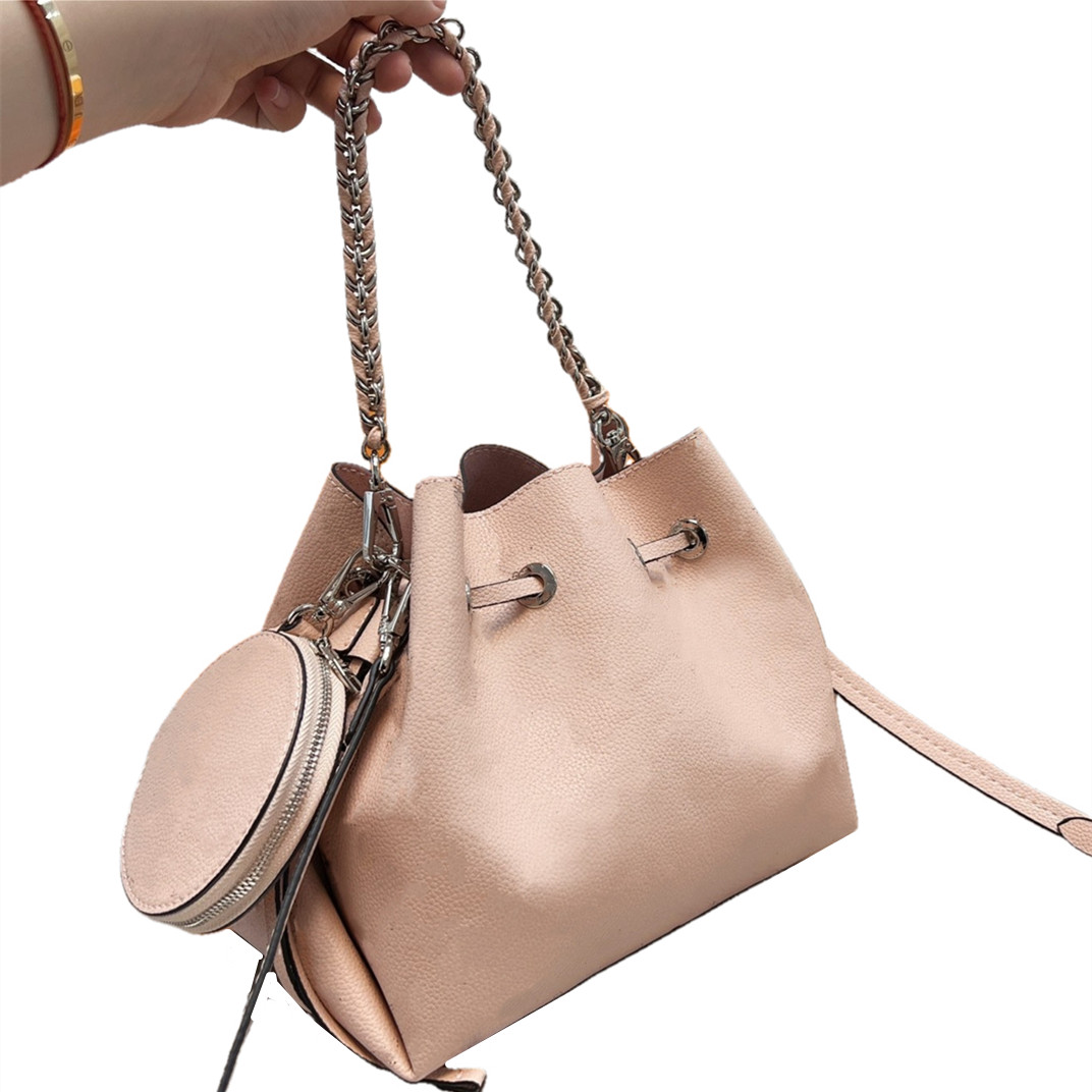 

2021 Fashion Women Bag Sets Ladies brand printed Large Capacity Bucket bag Mother And Son Handbags 2 in 1 Set leisure handag top quality coins wallets multi pochette, No bags