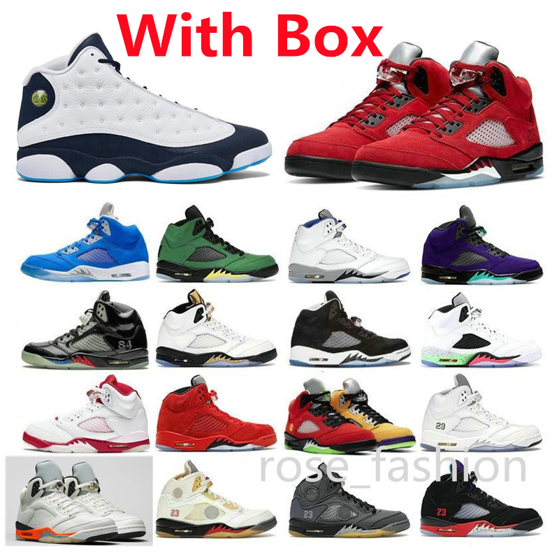 

Raging Bull 2021 Men Basketball Shoes 5 Wings Pro Stars Bred 5s Athletics Sneakers Michigan Sail Stealth 2.0 Fire Red 13s White Obsidian Powder Blue Flint Starfish, 13s no.4