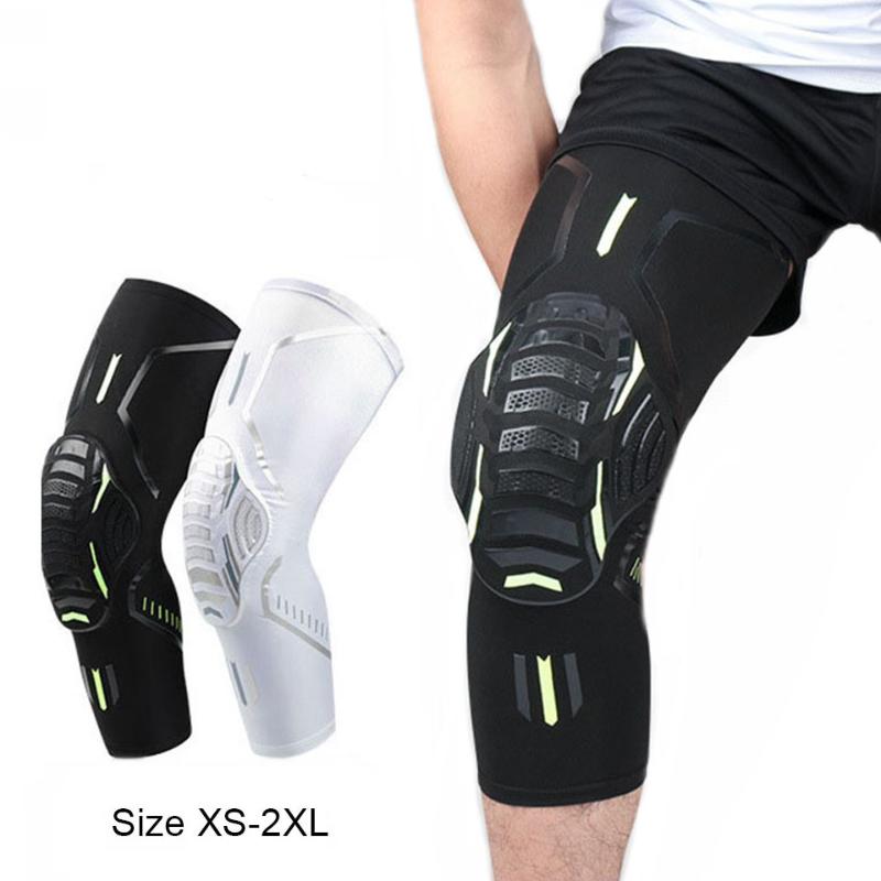 

1Pc Compression Knee Brace For Arthritis Sleeve Protector Joint Support Sports Basketball Volleyball Running Elastic Knee Pads, White