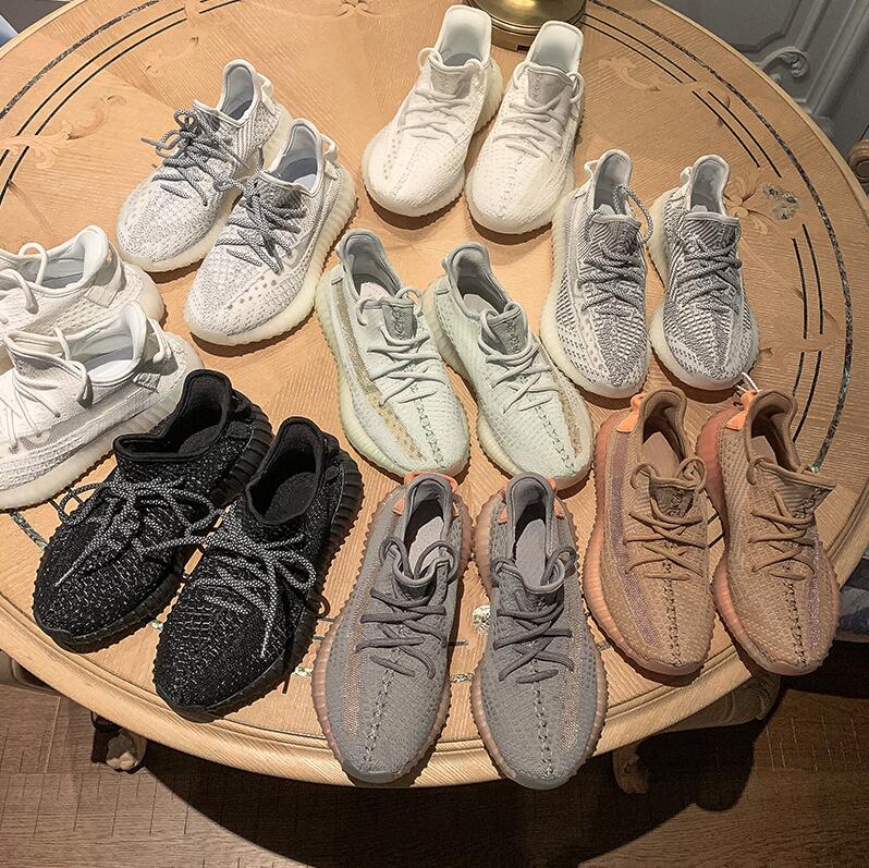 

Kanye running shoes men women west V2 Sneakers Yecheil Cinde tail Desert Static Reflective belgua Trainer Trainers Yeezreel Earth Asrie2e4e#, 48