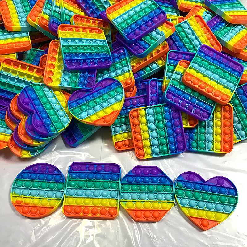 

Push Bubble Decompression Sensory Toy Autism Special Needs Stress Reliever Toys Adult Kids Funny Antistress