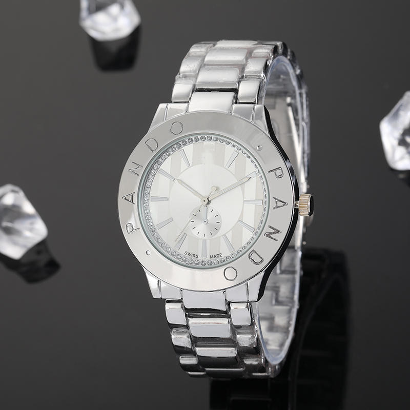 

2022 New Designer watches Fashion luxury watches Men and women watch High quality Quartz watch pando brand Set auger dial