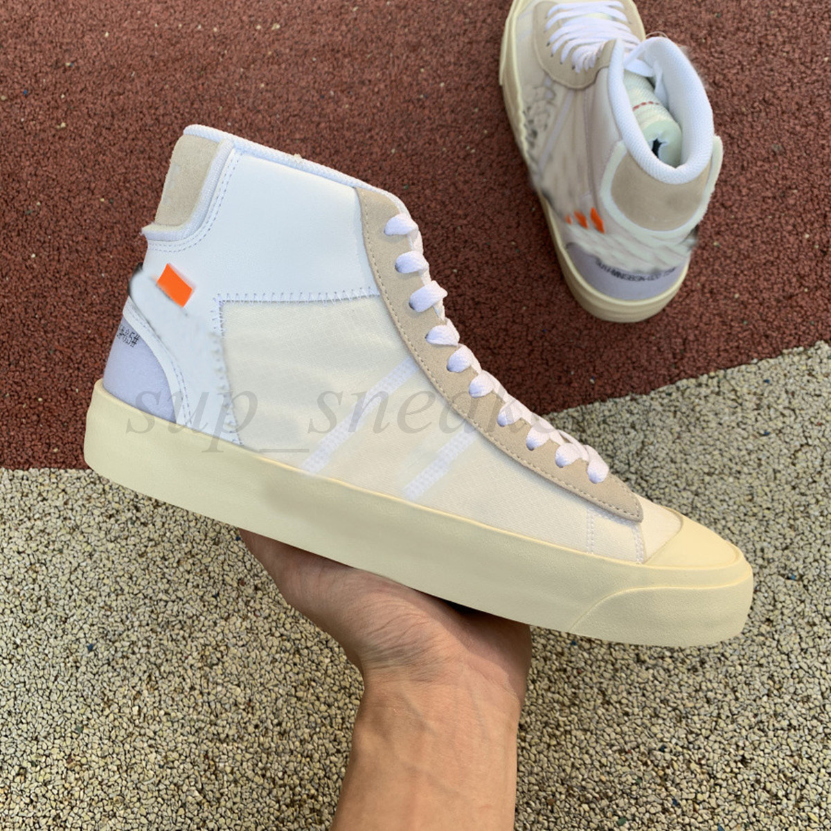 

2018 Blazer Shoes Mid Sneakers Outdoo men' Jogging shoes Sports Trainers Ror Men Women Black White Rice Skateboard Shoe