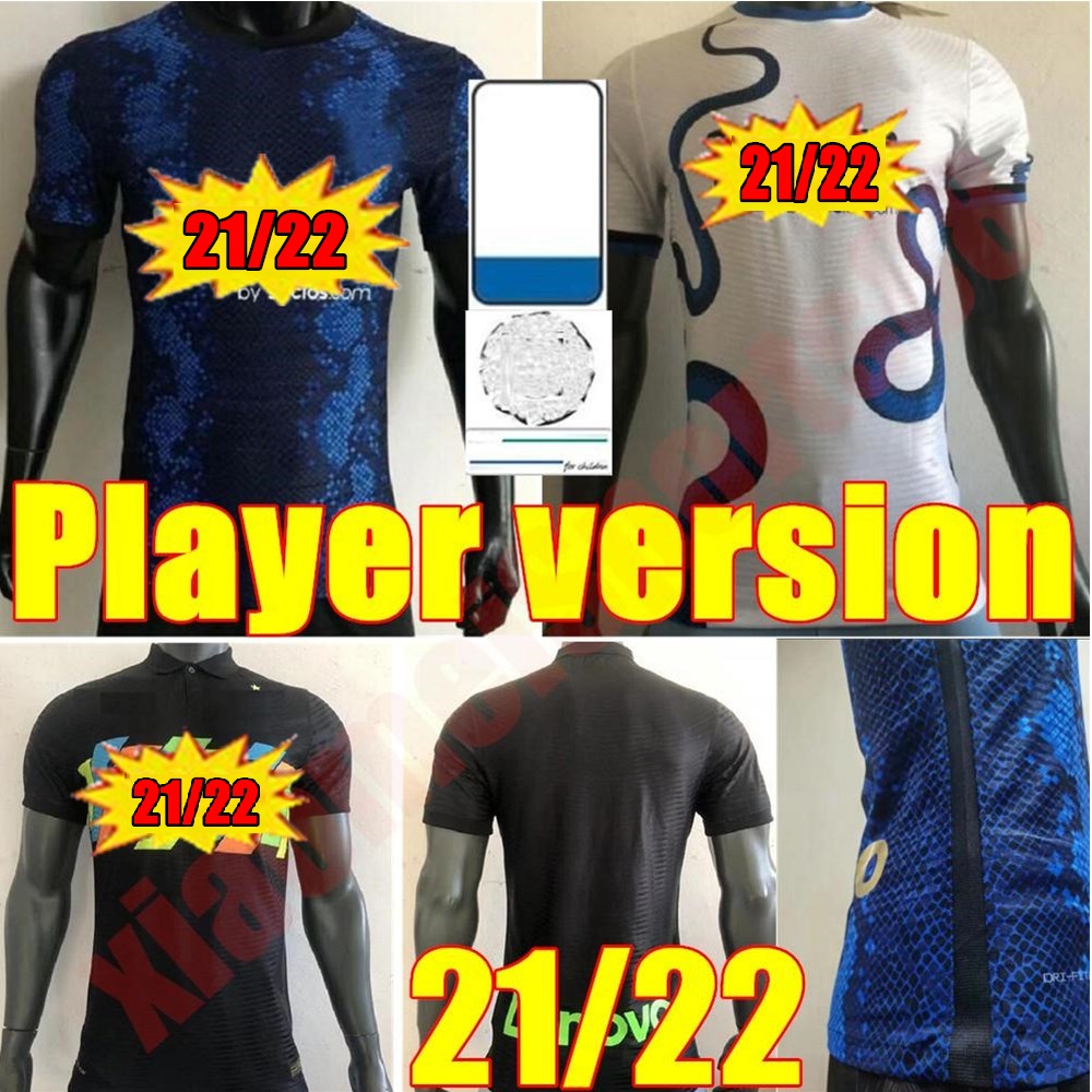 

21 22 adult Men Player version soccer jersey home away 3rd LUKAKU VIDAL BARELLA LAUTARO ERIKSEN ALEXIS football shirt 2021 2022 uniforms