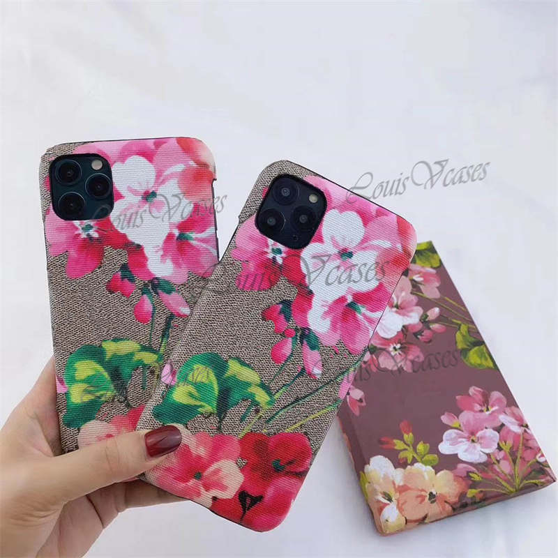 

One Piece Fashion Phone Cases For iPhone 14 14pro 13promax 12promax 11 cover PU leather flower shell Samsung Galaxy S20 S22 NOTE 20 ultra s21 s21plus s21ultra s20fe, Pink g flowers(no box )