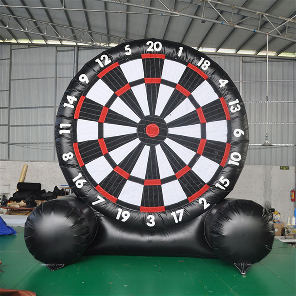 

Outdoor Games China supply Giant Soccer football kick inflatable dart board crazy equipments for outdoor dartboard target game with 6 balls
