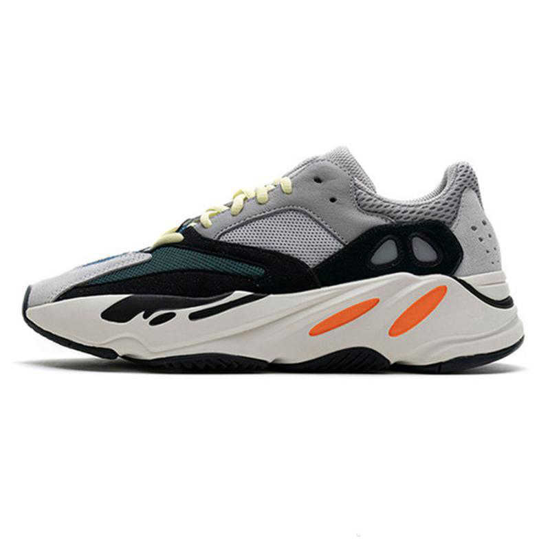 2021 Top Quality Static Reflective 700 V2 Chaussures de course pour hommes Inertia Tephra Solid Grey Utility Black Mens Women Sport Trainer E4732