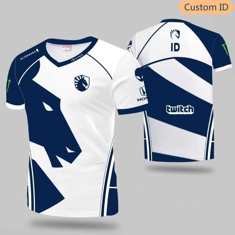 

Csgo E-Sport Lcs Team Liquid Uniform Jersey Customized Name T-shirt For Men Women Tshirts Custom Id Fans Tea Shirt Dota, Etfb64atwi
