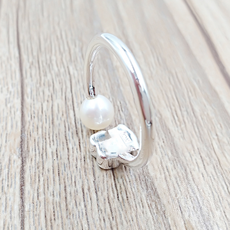 

bear Jewelry 925 Sterling Silver rings Anillo Sweet Dools De Plata Fits European Jewelry Style Gift C515915500