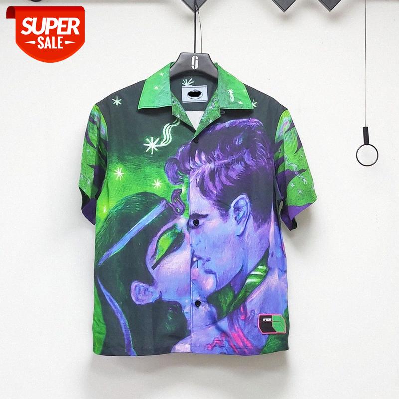 

Prad Impossible True LOVE Shirt Purple Cardigan Short Sleeve Men' #tW1C