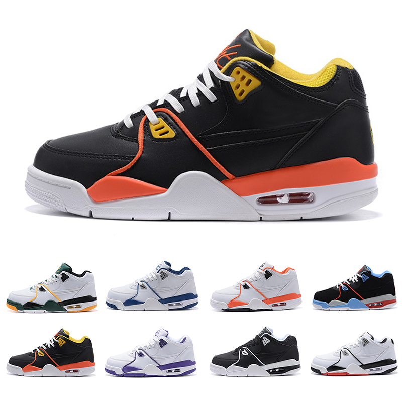 

2023 4 Flight 89 men women Basketball shoes Court purple Raygun Black white oreo Rucker Park True Blue Royal red yellow orange 4s 89s mens outdoor sports sneakers, Color#4
