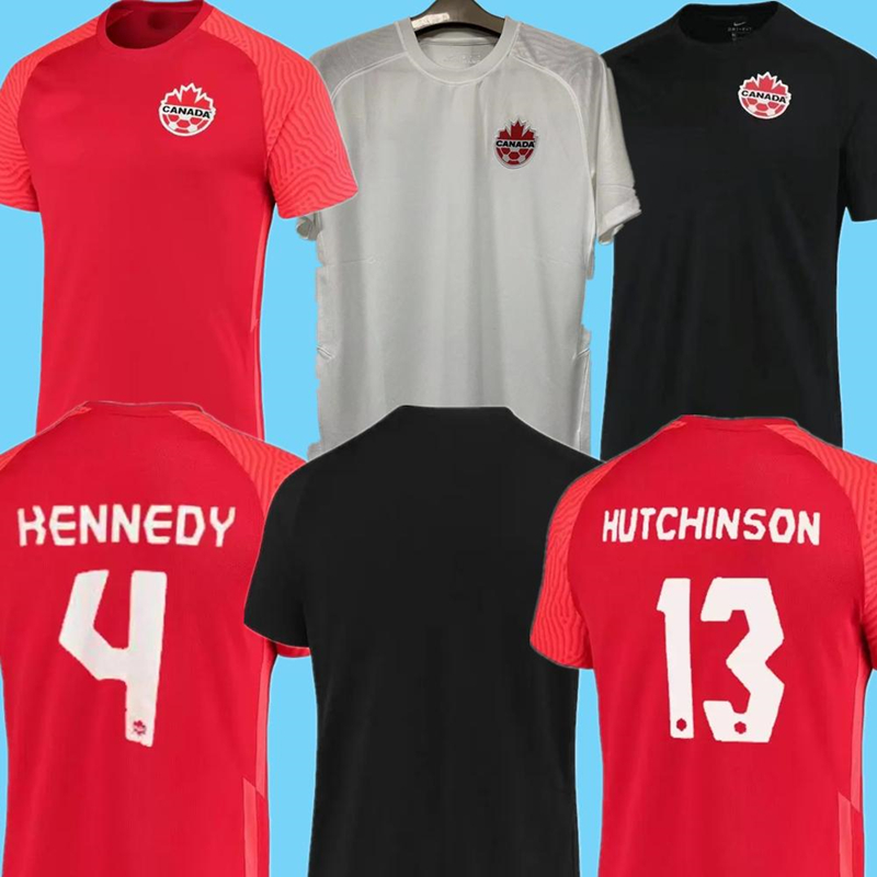 

21 22 Canada Soccer Jerseys DAVIES national team Home Away white third black 2021 DAVID LARIN CAVALLINI LARYEA MILLAR HOILETT 2022 The Lates Men football shirts S-2XL, Away man 2