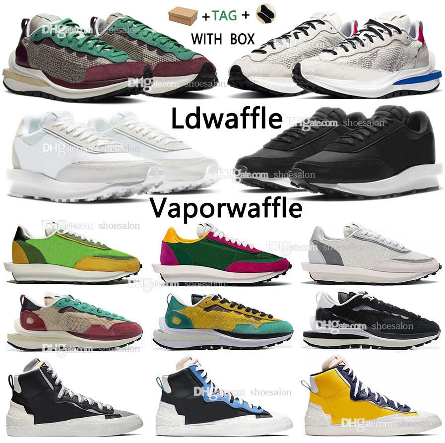 

2022 Sacais Vaporwaffle men women running shoes LDV ld Waffle ldwaffle Daybreak Sesame sail sacai white nylon Blue Void Chunky Blazer Fuchsia gusto Sneakers Trainers, Sshoesalon