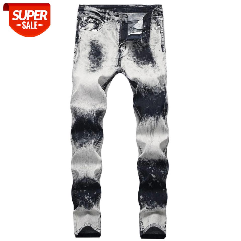 

Denim Designer Jeans High Quality For Men Size 28-38 40 42 2021 Autumn Spring HIP HOP Punk Streetwear #0Q7f, Black
