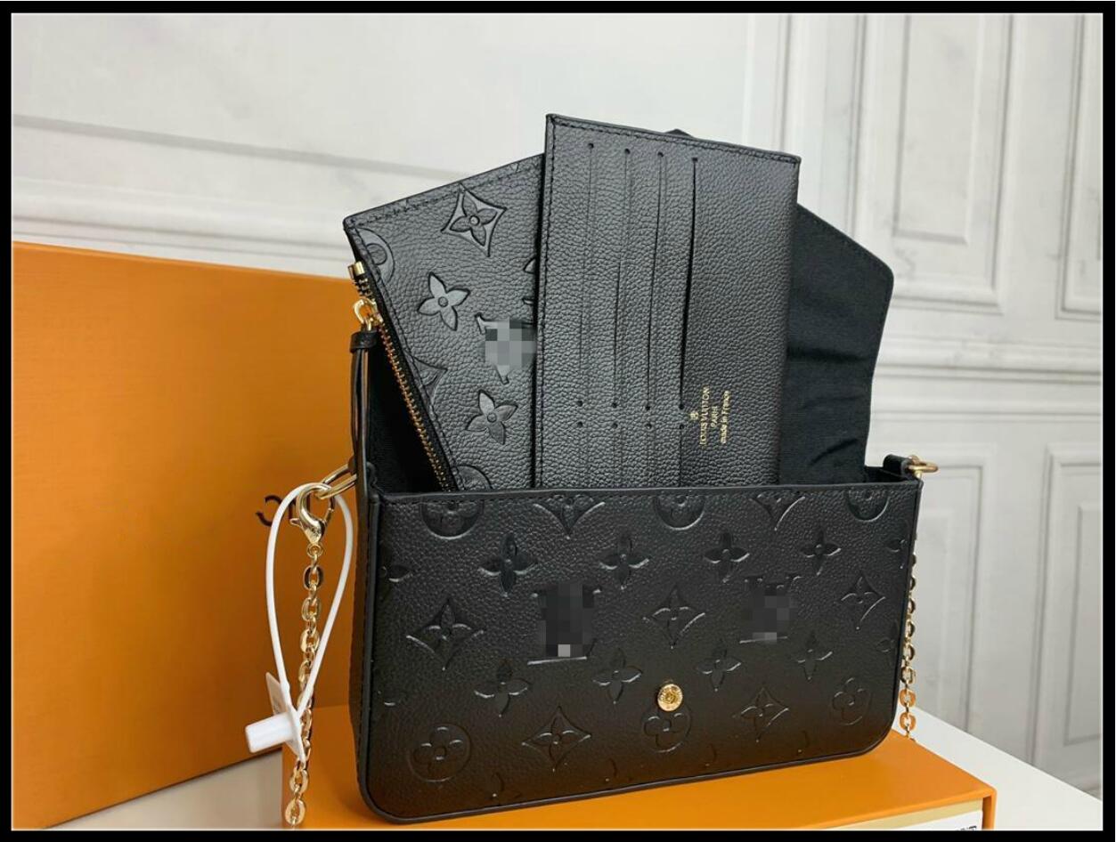 

Classic New 2021 handbag Bag Women Leather Handbags Womens Shoulder crossbody VINTAGE Clutch Tote Messenger Bag LVLouisVit