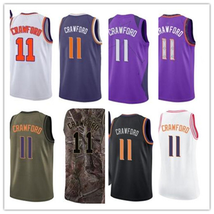 

custom Sun leave name number 11 Jamal Crawford white black yellow blue green brown basketball jersey men women youth jerseys, Black;red
