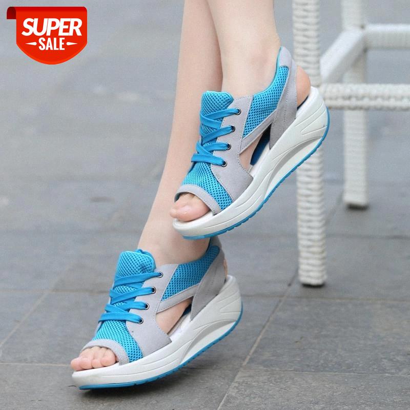 

Women Sandals New Comfortable Thick Bottom Casual Swing Shoes Women Open Toe Slimming Summer Wedges Platform Sandals #YS9m, Black