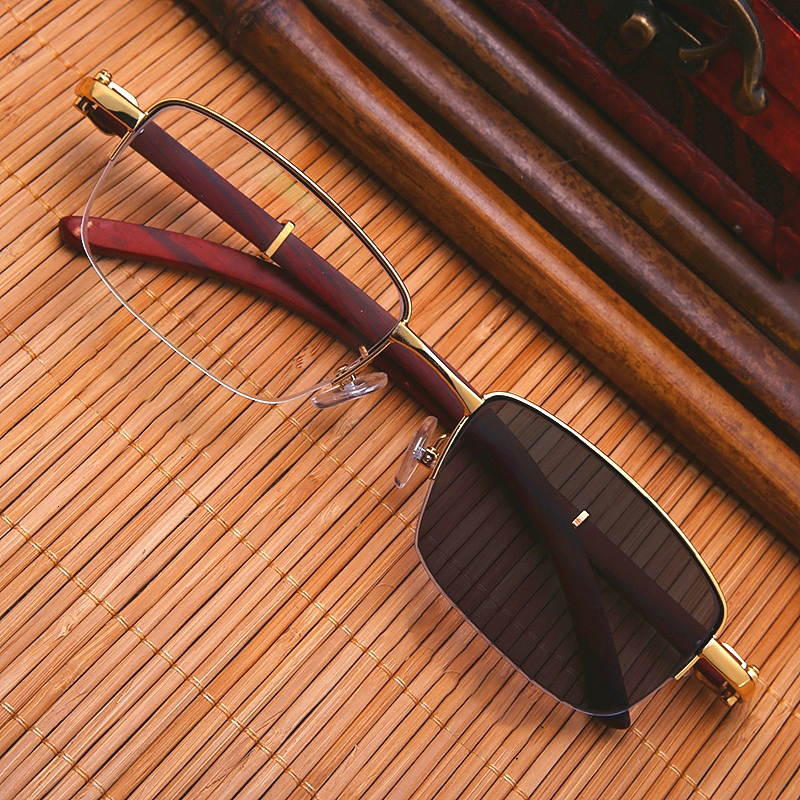 

2021 New Photochromic Male Wooden Sun Glasses for Men Myopia 3.0 2.5 Reading Sunglasses Diopter 1.25 1.5 1.75 Rmsz