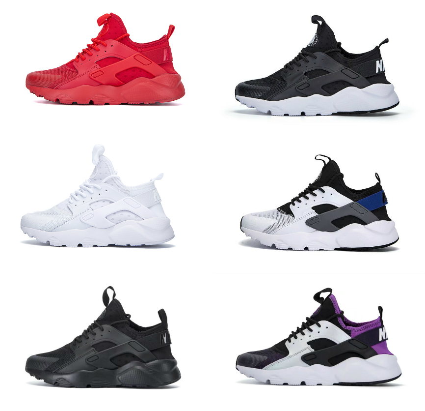 

huarache running shoes 4.0 1.0 men women shoes Triple White Black Red Grey huaraches Mens Trainers outdoor Sports Sneakers walking jogging, A-q001