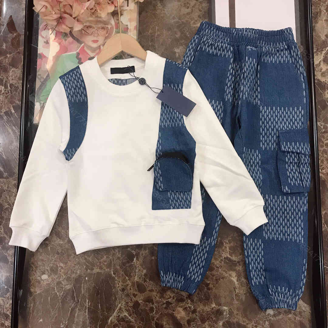 

2021ss fashiong winter set clothes children suit sport desinger brand boys hoodies pants 2 piece suits long sleeve cotton child boutique clothing G25R, Supplementary price difference