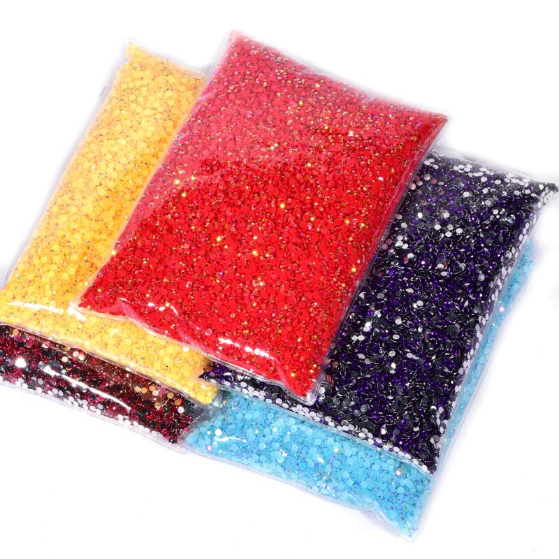 

Yantuo High Quality 6mm Bulk Bag Non Hotfix Jelly AB Resin Rhinestones For Tumblers Mugs